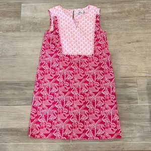 Vineyard vines cotton flamingo dress